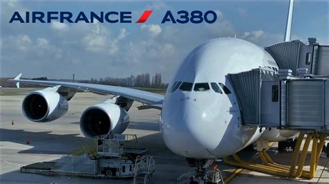🇫🇷 Paris Cdg Miami Mia 🇺🇸 Air France Airbus A380 Economy Class Full