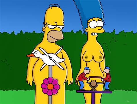 Rule 34 Canon Couple Color Female Homer Simpson Human Male Marge