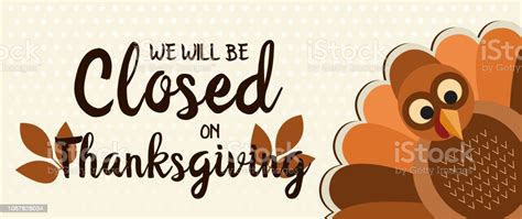 If i'm referring to something in the future to say that the store is be closed tomorrow, why does the word close need to be in the past tense? Closed On Thanksgiving Stock Illustration - Download Image ...