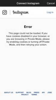 Iphone Error Logging Into Instagram In Ios App Using Uiwebview