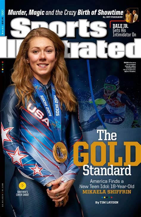 Mikaela Shiffrin On The Cover Of Sports Illustrated Magazine March
