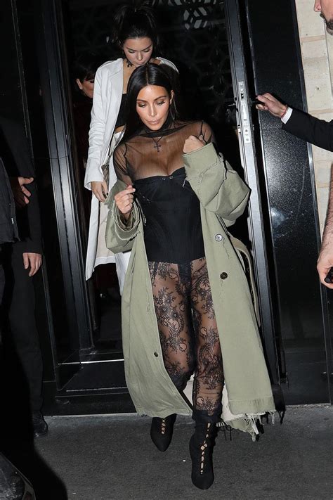 Kim Kardashian Steps Out In See Through Pants Against Kanye’s Orders