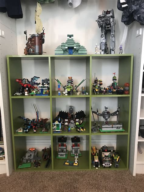 Lego Display Case Using An Old Cube Stacking Unit Lego Display Case