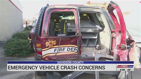 Concerns Raised Over Crashes Involving Emergency Vehicles In Davidson