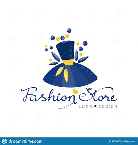 Fashion Store Logo Design Template Clothes Shop Beauty