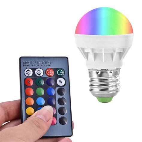 Lyumo 3w Rgb Light Bulb Color Changing Home Party Decoration Lamp With