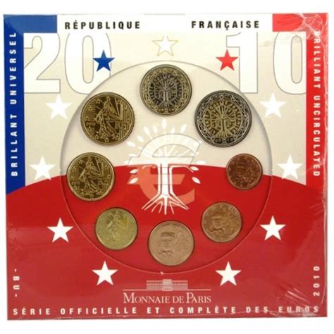 2010 France Official Euro Coin Set Bu Mynumi