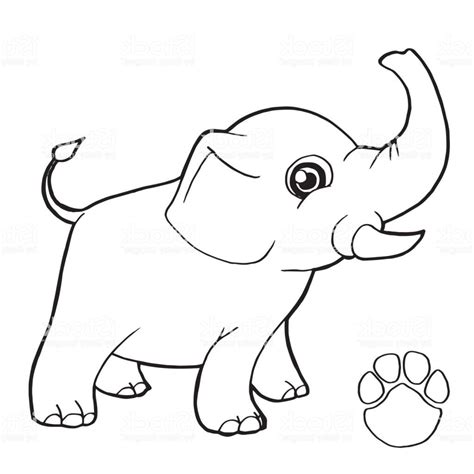 Dibujo Para Colorear Elefante Reverasite