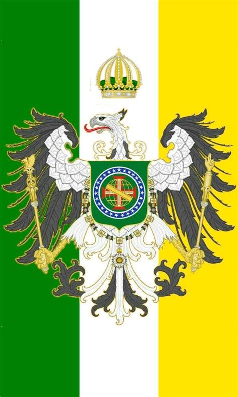 Stemma Imperiale Impero Del Brasile Em 2021 Bandeira Do Império Do