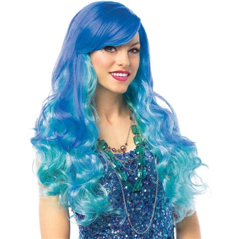 Way To Celebrate Mermaid Wavy Womens Halloween Wig