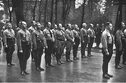 Hitler Soldiers Line Standing Nazi Reich Third