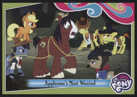My Little Pony Appleoosas Most Wanted Series 4 Trading Card Mlp Merch