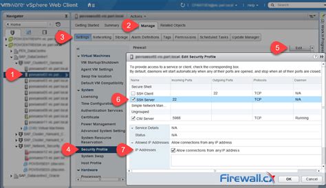 How To Enable Or Disable Ssh On Vmware Esxi Via Web Gui Vsphere Web