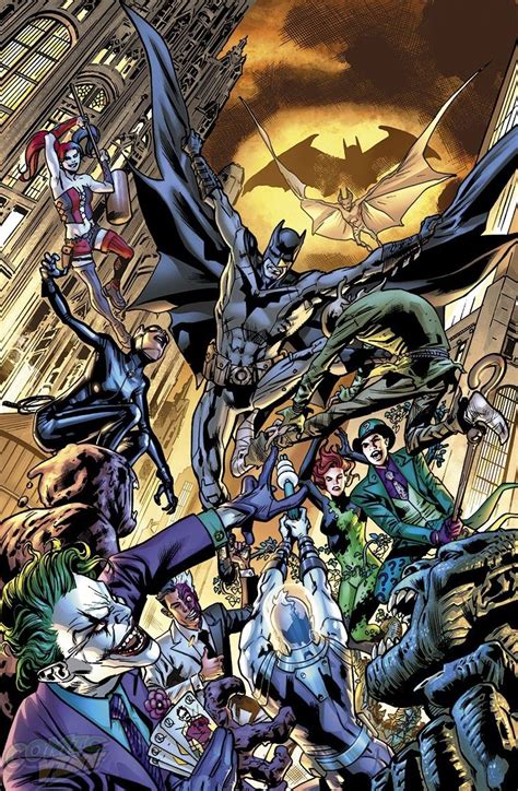 Batman Vs Dc Villains By Bryan Hitch Batman Comics Batman Art