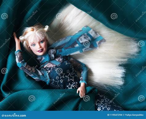 A Beautiful Barbie With White Hair Stylish Doll Editorial Photo 113947383