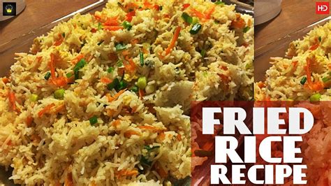 Fried Rice Recipe Pakistani Vegetable Fried Rice Recipe In Urdu