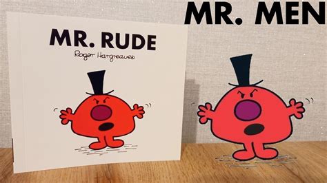 Mr Rude Mr Men Books By Adam Hargreaves Youtube