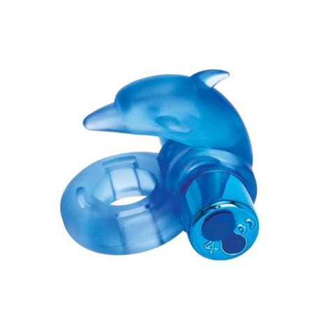Bodywand Rechargeable Classic Dancing Dolphin Couples Cock Ring Blue