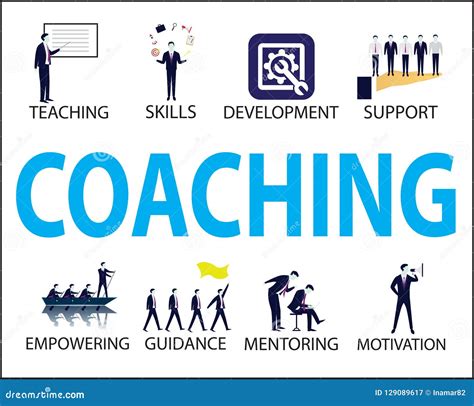 Business Coaching Leadership Mentoring Concept Vector Illustration