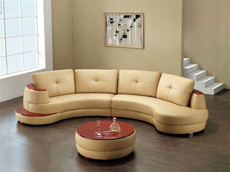 Decorate Your Hall With Attractive Classy Curved Sofa Design