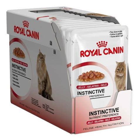Rich in nutrients and easily digestible, royal canin's gastrointestinal products are specially designed for cats experiencing digestive issues. Buy Royal Canin Feline Adult Instinctive Wet cat food - 12 ...