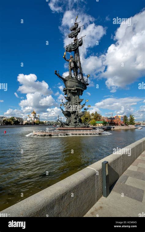 Peter The Great Statue In Moscow Russia Stock Photo Alamy