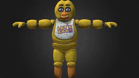 Chica Five Nights At Freddyshw Download Free 3d Model By
