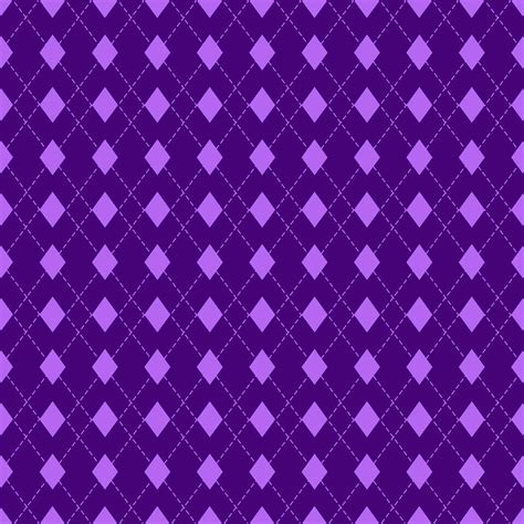 Purple Squares Diamonds Make A Continuous Pattern In A Rhomb Shape
