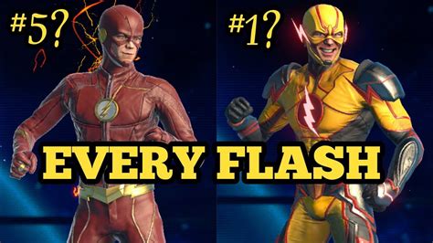 Ranking Every Flash Character Worst To Best Injustice 2 Mobile