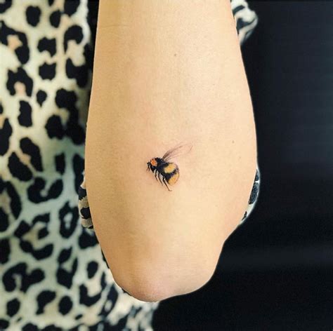 Small Bumble Bee Tattoo Meaning