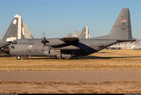 83 0487 United States Air Force Lockheed C 130h Hercules L 382 Photo