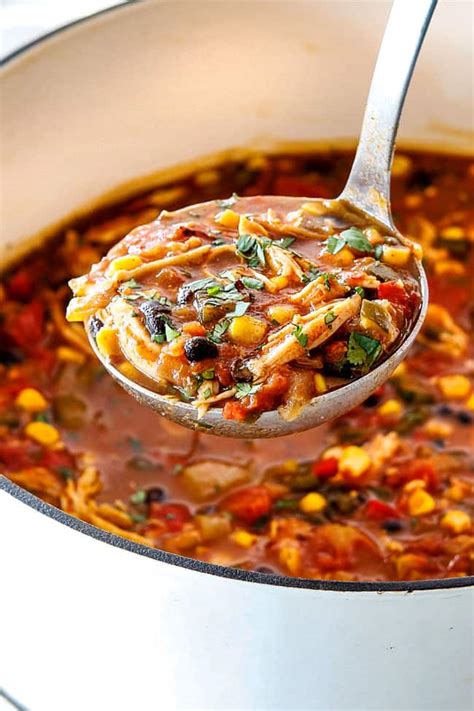 And cooking soups are so easy because all you do is throw things in the pot and let them simmer away! Chicken Tortilla Soup (EASY 30 Minutes! OR Slow Cooker)