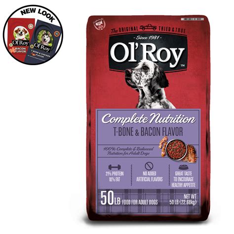 Ol Roy Complete Nutrition T Bone And Bacon Flavor Dry Dog Food 50 Lb