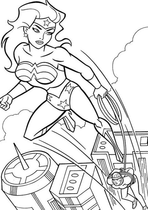 Free And Easy To Print Wonder Woman Coloring Pages Tulamama