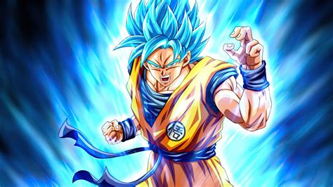 Download 1920x1080 Wallpaper Dragon Ball Son Goku Blue