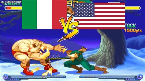 60fps Hd Street Fighter Alpha 2 Maxspider Vs Younglegend Italy Vs Usa