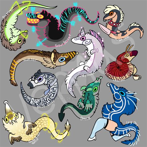Worm On A String Adopts 510 Open By Ven1as On Deviantart