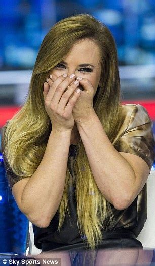 Georgie Thompson Bids Farewell To Sky Sports Daily Mail Online