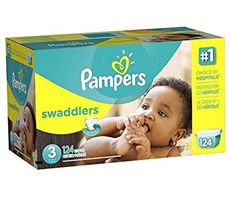 Pampers Swaddlers Diaper Size 3 Giant Pack 124 Count New Check