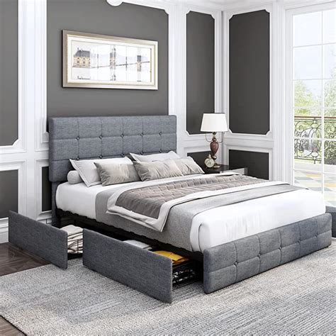 Full Size Platform Bed With Drawers Best Product Reviews