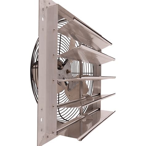 Store Hessaire 18 Inch Shutter Mounted Exhaust Fan New Arrivals Free