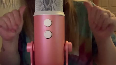 Asmr Testing My Blue Yeti Microphone Mouth Sounds Breathing Hand