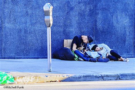 Homeless People On Street The Tenderloin San Francisco By Mitchell