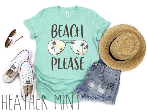 beach please shirt cute vacation shirt funny beach t etsy