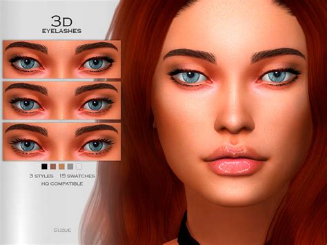 3d Eyelashes By Suzue From Tsr Sims 4 Downloads