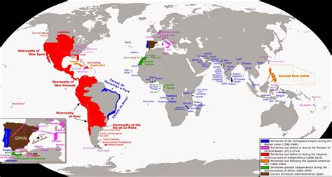 Anthropology Of Accord Map On Monday The Spanish And Portuguese Empires