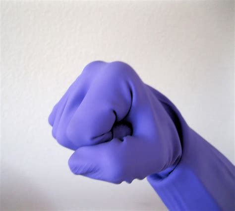 rubber glove fist stock by oneofakindknight on deviantart