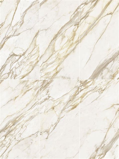 Deluxe Calacatta Oro Marble Effect Porcelain Pattern Gold Tile Gold