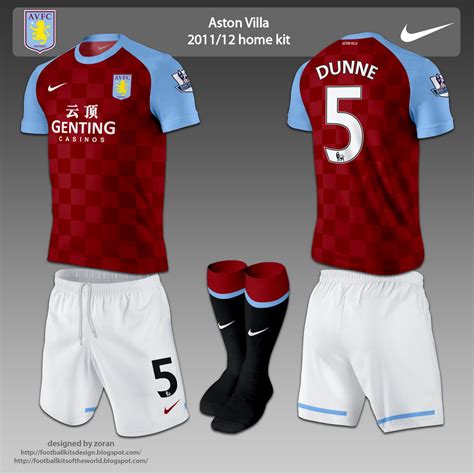 This picture below is aston villa away kit for dream league soccer kits. football kits of the world: Aston Villa FC 2011-2012 home and away kits