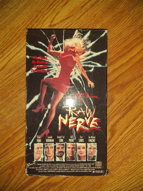 Raw Nerve Vhs Ted Prior Sandahl Bergman Traci Lords Aip Studios